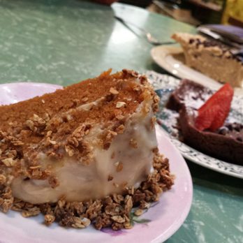 Wicked Willow Cafe - Desserts: go for the carrot cake. The PB pie is just okay, and the black bean brownie needs to be taken off the menu. It is a sheet of wax. - Soup Near Me - Stevens Point, Wisconsin