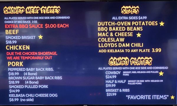 Menu photo 4 Giff’s Barbecue Kanab, UT Menu photo 4 Giff’s Barbecue Kanab, UT