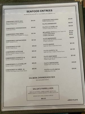 Menu photo 2 Salsa's Restaurant Cathedral City, CA Menu photo 2 Salsa's Restaurant Cathedral City, CA