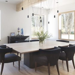 Black Hound Design Company - Custom dining table at an award-winning home in Colorado