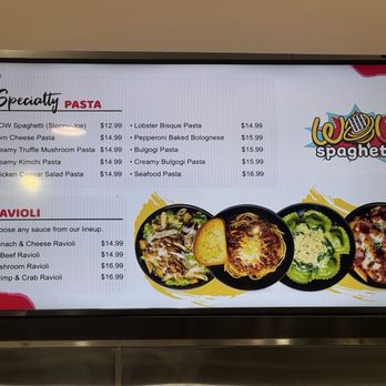 Wow Spaghetti - 06-10-26  Specialty Pasta/Ravioli - Fast Food Near Me - Westminster, California