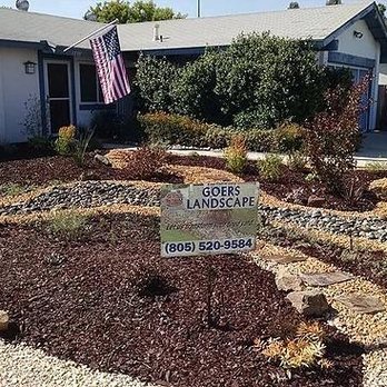 Goers Landscaping - a sign in front of a house - Landscaping Near Me - Simi Valley, California Goers Landscaping - a sign in front of a house - Landscaping Near Me - Simi Valley, California