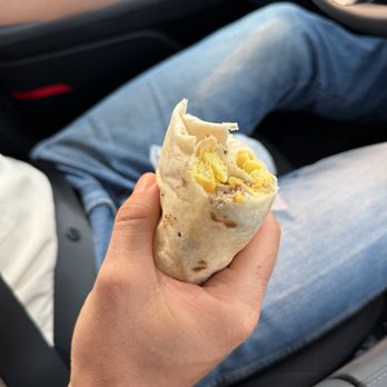 Jitterz Espresso - Breakfast burrito (maybe four inches) - Coffee & Tea Near Me - Sandpoint, Idaho Jitterz Espresso - Breakfast burrito (maybe four inches) - Coffee & Tea Near Me - Sandpoint, Idaho