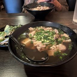 Beef belly pho which soft tofu