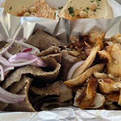 Albasha Express - Chicken Shawarma and Gyro Plate