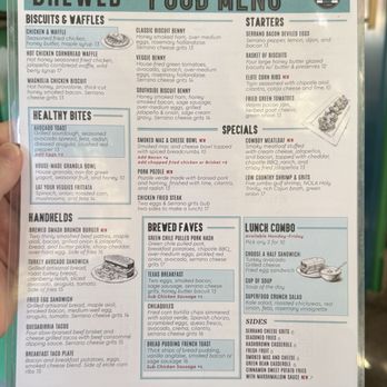 Brewed - Menu - February 2026 - Coffee & Tea Near Me - Fort Worth, Texas