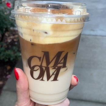 Cafe Comma - banana bread latte - Coffee & Tea Near Me - Sandy Springs, Georgia