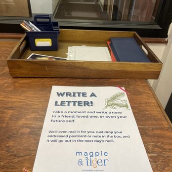 Magpie & Tiger - Sit down and write a letter. - Cards & Stationery Near Me - Montpelier, Vermont