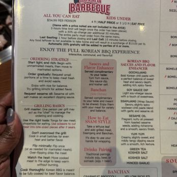 Gogi Korean BBQ - Menu with prices - Korean Near Me - Jacksonville, Florida
