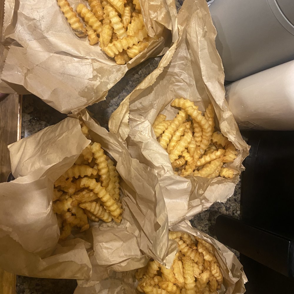 The Burger Experience - Where are the fry toppings that cost extra money? - Burgers Near Me - Peachtree City, Georgia