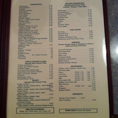 Menu photo 4 East Gate Luncheonette Waterbury, CT Menu photo 4 East Gate Luncheonette Waterbury, CT