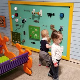 Wall in the little kid area.