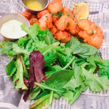 Tres Muchachos - Beer battered scallops. - Breakfast & Brunch Near Me - Costa Mesa, California Tres Muchachos - Beer battered scallops. - Breakfast & Brunch Near Me - Costa Mesa, California
