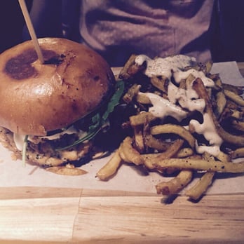 Inspire Restaurant - Salmon burger. - Asian Fusion Near Me - Markham, Ontario Inspire Restaurant - Salmon burger. - Asian Fusion Near Me - Markham, Ontario