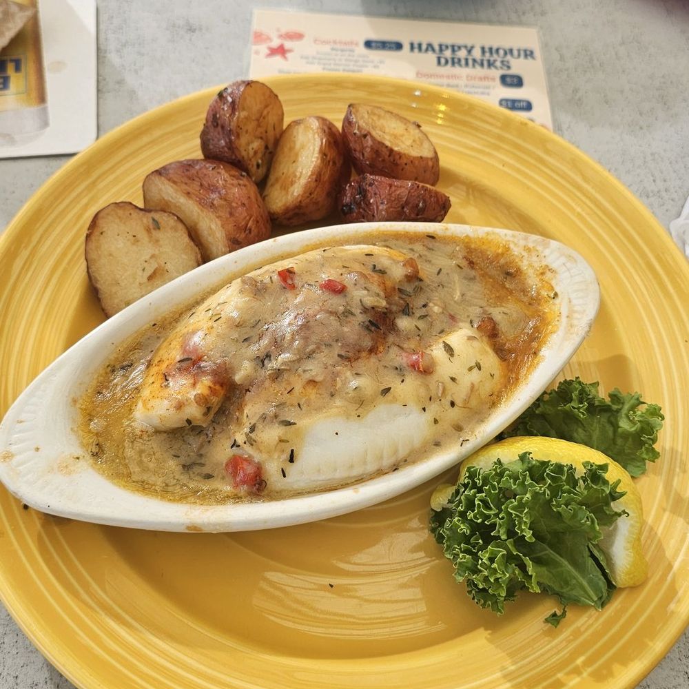 Squid Lips - Stiffed flounder. Excellent!!!! - Seafood Near Me - Cocoa Beach, Florida