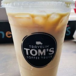 Travelin’ Tom’s Coffee Truck - Iced latte with French vanilla flavoring