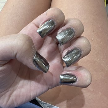 Ace Nails - The nails I was left with - Nail Salons Near Me - Cape Coral, Florida