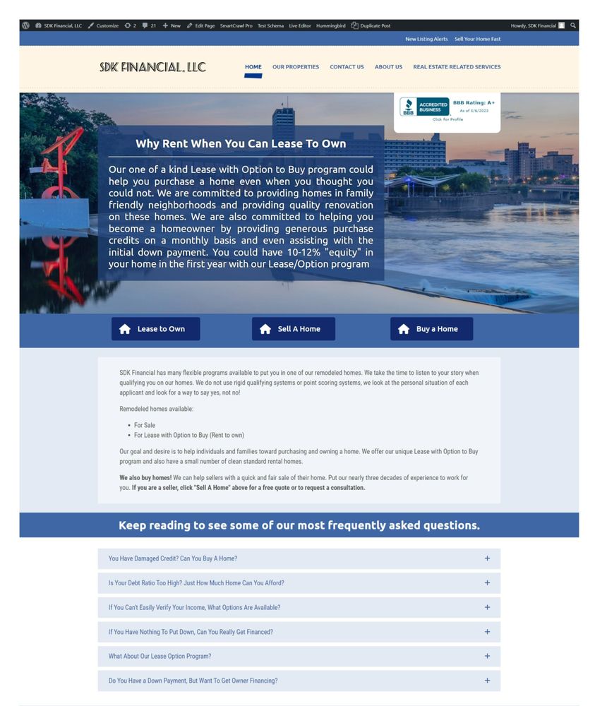 S D K FINANCIAL Request Consultation Osceola, Indiana Property Management Phone Number