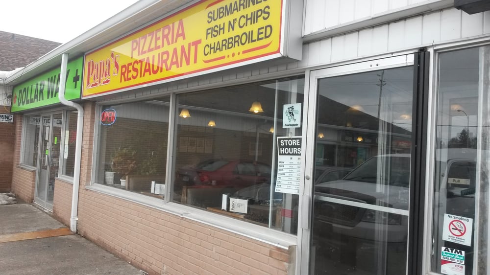 PAPA’S PIZZERIA Updated September 2024 18 Manitou Crescent W