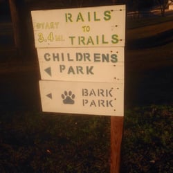 Rails to Trails - Signage at Black Creek Park