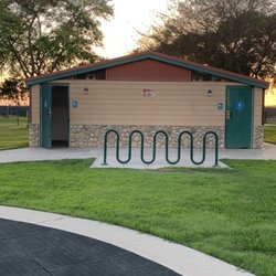 East Village Park - Restroom and bike racks