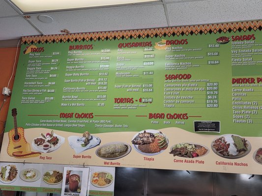 Menu photo 5 Guerrero's Taqueria 2 Pacifica, CA