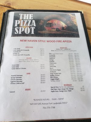 Menu photo 6 The Pizza Spot Fort Lauderdale, FL Menu photo 6 The Pizza Spot Fort Lauderdale, FL
