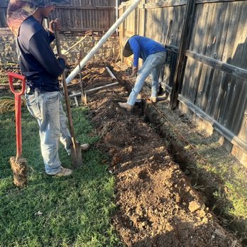 JP Landscaping - Jp landscaping working on French drain that's needed . of course the front and back yard sprinkler worked perfectly. - Landscaping Near Me