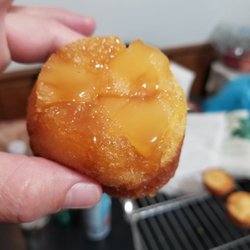Kelly's Cakes and treats - pineapple upside down bites. $12.00 a dozen