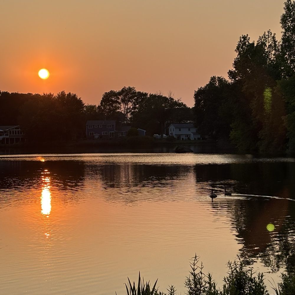 Fulton Pond and Park - Sunset - Parks Near Me - Mansfield, Massachusetts