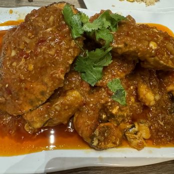 Sambal Chef - Stone crabs in chilli garlic sauce - Malaysian Near Me - Houston, Texas