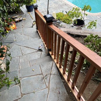 Mike's Handy Repair - Stair railing replaced,sanded,stained - Handyman Near Me Mike's Handy Repair - Stair railing replaced,sanded,stained - Handyman Near Me