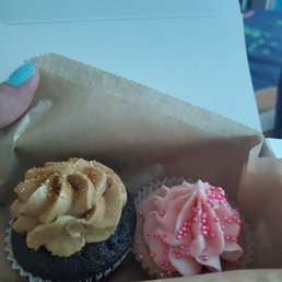 Various incredible cupcakes made fresh daily
