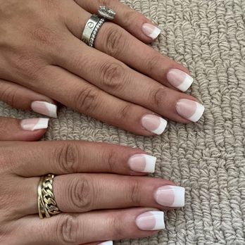 Star Nails - Bottom hand was what I left with. Top hand was after I filed them to what I wanted. - Nail Salons Near Me - Roseville, California Star Nails - Bottom hand was what I left with. Top hand was after I filed them to what I wanted. - Nail Salons Near Me - Roseville, California