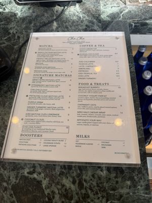 Menu photo 1 Cha Cha Matcha Beverly Hills, CA