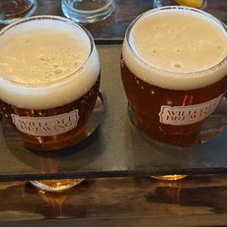 Willcott Brewing Company and Taproom - Beer flight 1