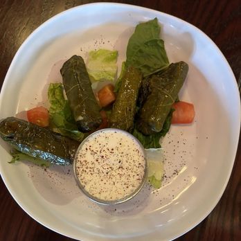 Jerusalem Garden Cafe - Stuffed Grape leaves. Served warm and very good. - Middle Eastern Near Me - Asheville, North Carolina Jerusalem Garden Cafe - Stuffed Grape leaves. Served warm and very good. - Middle Eastern Near Me - Asheville, North Carolina