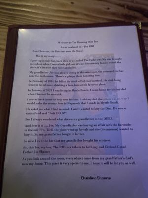 Menu photo 4 The RDI Bar & Road Kill Grill Napanoch, NY Menu photo 4 The RDI Bar & Road Kill Grill Napanoch, NY