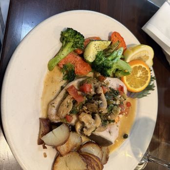 Catch Seafood Bar And Grill - Swordfish and scampi - Seafood Near Me - Paso Robles, California