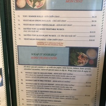 Pho Nam - Menu page 5 of 9! [10/2017] - Vietnamese Near Me - Honolulu, Hawaii