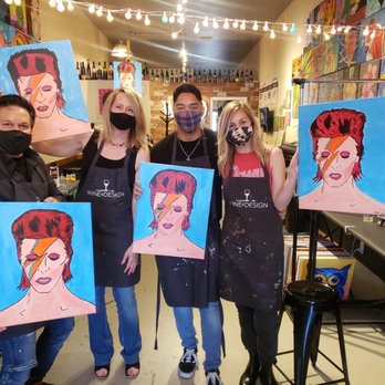 Wine & Design - Paint & Sip Near Me - Burbank, California