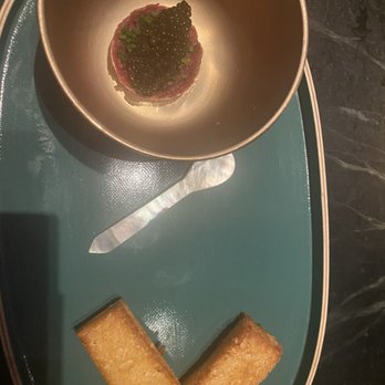 COTE Miami - Steak Tartare with Caviar, delish!! - Korean Near Me - Miami, Florida
