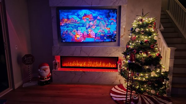 Fireplace Installation Project - Fontana, CA - Feel free to review our projects!