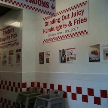 Five Guys - Signs are everywhere... - Burgers Near Me - Huntington Beach, California Five Guys - Signs are everywhere... - Burgers Near Me - Huntington Beach, California