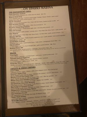 Menu photo 2 Sparks Water Bar Sparks, NV