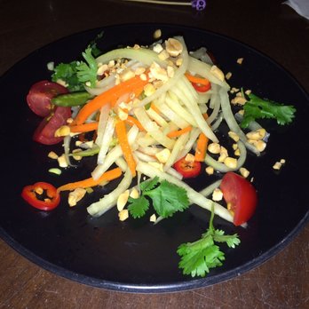 Three Dots and A Dash - Green Papaya Salad - $9 - Asian Fusion Near Me - Chicago, Illinois Three Dots and A Dash - Green Papaya Salad - $9 - Asian Fusion Near Me - Chicago, Illinois
