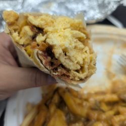 The Original Chubby's Mexican Food - Bacon breakfast burrito