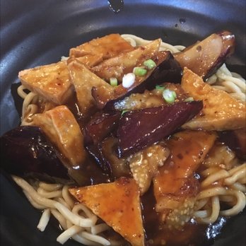 Davis Noodle City - eggplant tofu - Taiwanese Near Me - Davis, California