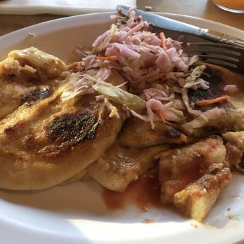 La Pinata Mexicatesen - Probably too many pupusas for one sitting but what the heck :) - Latin American Near Me - San Mateo, California