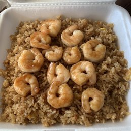 Very good shrimp fried rice! Very good shrimp fried rice!